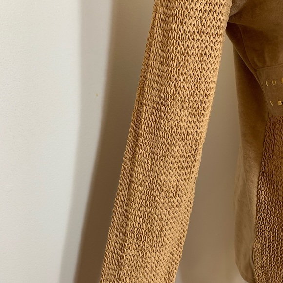 Brenda Goode V-Neck Woven Long Sleeves Size S - Picture 2 of 8